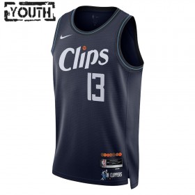 Dječji NBA Dres Los Angeles Clippers Paul George Nike 2023-24 City Edition Navy Swingman